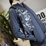 ZVOYOVL Waterproof Camo Waist Bag Outdoor Sports Fitness Runing Bag Phone Purse