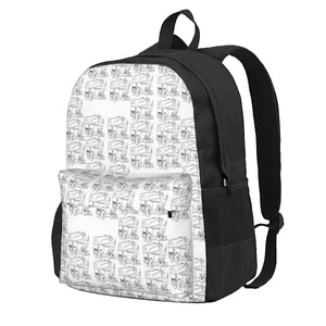 Zamboni Print Backpacks - Men's & Women's Vintage Bags