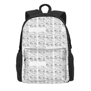 Zamboni Print Backpacks - Men's & Women's Vintage Bags