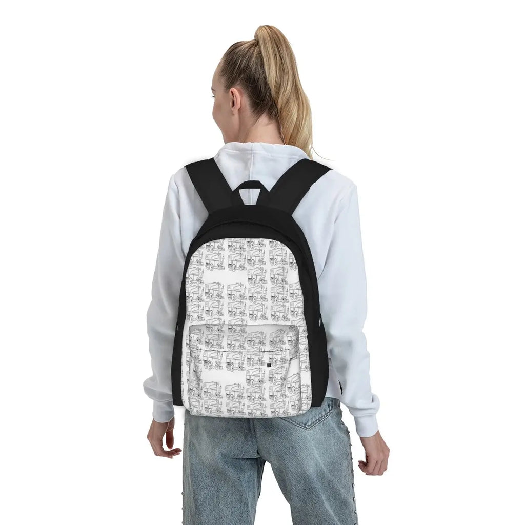 Zamboni Print Backpacks - Men's & Women's Vintage Bags