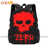 Zero Skateboard Blood Skull Backpack Large Capacity Sports Style Backpacks