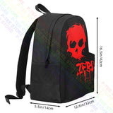 Zero Skateboard Blood Skull Backpack: Large Capacity Beach & Gym Bag