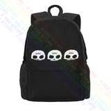 Zero Skateboards 3 Skull Large Capacity Backpack Print Shoe Bag