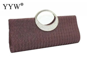 Elegant Rhinestone Evening Clutch Bag with Strap