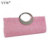 Elegant Rhinestone Evening Clutch Bag with Strap