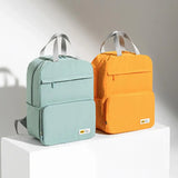 Polyester Zipper Backpack with Multiple Pockets