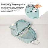 Polyester Zipper Backpack with Multiple Pockets