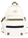 Zipper Backpack Women's Bag Large Capacity Solid Woman Backbags