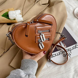 Zipper Chain Crossbody Bags for Women Girl Casual Purses