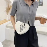 Zipper Chain Crossbody Bags for Women Girl Casual Purses