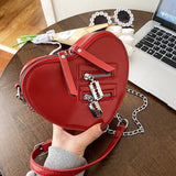 Zipper Chain Crossbody Bags for Women Girl Casual Purses Shoulder Bag