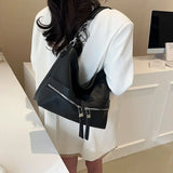 Retro Green Crossbody Bag for Women Travel Handbags Purses Female Soft Hobo