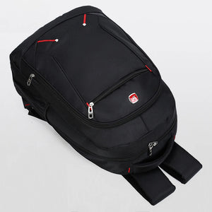 Large Capacity School Backpack Zipper Laptop Rucksack