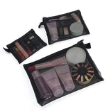 Zipper Mesh Bags, Pack of 6, Beauty Makeup Organizer