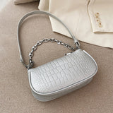 Small Retro Women Bag Handbag Chain Shoulder Street Travel Crocodile
