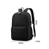 Zipper Shoulders Bag Large Capacity Travel Bag with USB Charging Port