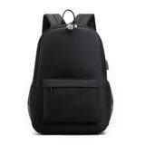 Zipper Shoulders Bag Large Capacity Travel Bag with USB Charging Port