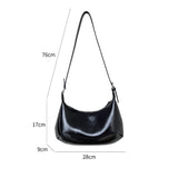 Zipper Women's Bag Small Handbags PU Leather Lady Shoulder Crossbody Bag