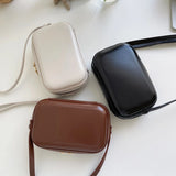Vintage Mini Crossbody Phone Bag Women's PU Leather Shoulder Bag
