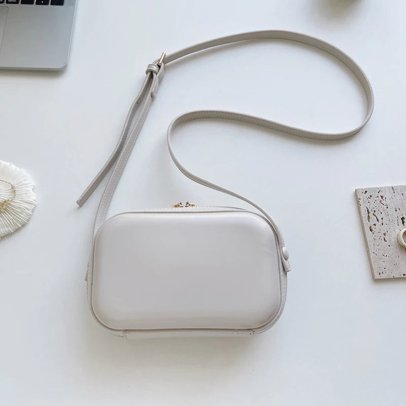 Vintage Mini Crossbody Phone Bag Women's PU Leather Shoulder Bag