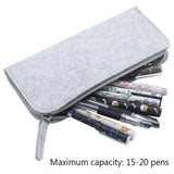 Zipper Pen Bag for Student Felt Pen Storage Bag