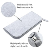 Zipper Pen Bag for Student Felt Pen Storage Bag