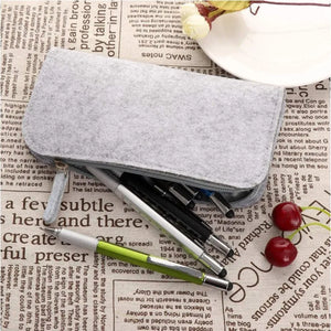 Zipper Pen Bag for Student Felt Pen Storage Bag