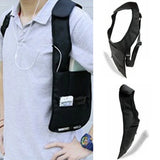 Zippered Nylon MP3 Player Holder Pocket Anti Theft Mobile Phone Portable Storage