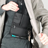 Zippered Nylon MP3 Player Holder Pocket Anti Theft Mobile Phone Portable Storage
