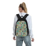 Zodiac Pattern Backpacks Men's and Women's Bags