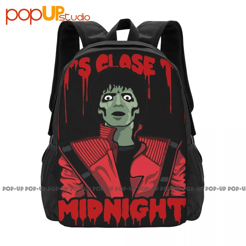 Zombie Michael Jackson Backpack Large Capacity Beach Gym Bag