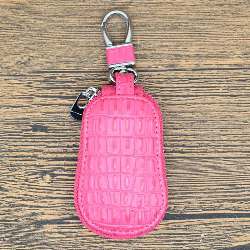 Zongshu Leather Key Holder Key Wallet 3 Colors Key Organizer