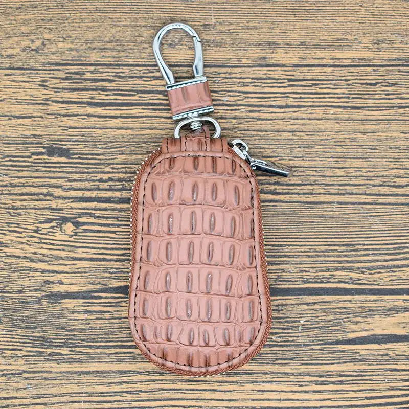 Zongshu Leather Key Holder Key Wallet 3 Colors Key Organizer