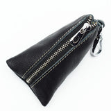 Zongshu Leather Women's Key Case Zipper Coin Purse