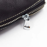 Zongshu Leather Women's Key Case Zipper Coin Purse