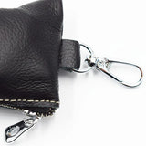 Zongshu Leather Women's Key Case Zipper Coin Purse