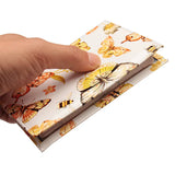 Bees Butterfly Flowers Passport Cover Ticket ID Holder