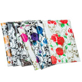 Fresh Flowers Skull PU Leather Passport Holder Passport Case Passport Wallet