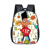 Afro Brown Kids Backpack School Bags Cartoon Toddler Bag Kids Bookbag