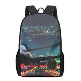 Aircraft Sky Print School Bags for Boys Girls Students Backpacks Kids Book Bag
