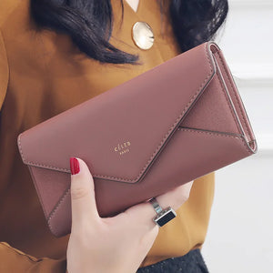 Women's Envelope Clutch Long Wallet Phone Pocket