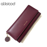 Women Wallet Leather Clutch Money Clip Long Purse Phone Bag Cartera Mujer