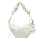 Small Fresh Art Women's Drawstring Hobos Shoulder Bag