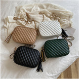 Retro Tassel Women bags Chain Shoulder Bags Mini Flap Bags
