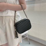 Retro Tassel Women bags Chain Shoulder Bags Mini Flap Bags