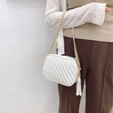 Retro Tassel Women bags Chain Shoulder Bags Mini Flap Bags