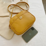 Vintage PU Leather Women's Shoulder Bag Casual Crossbody Lady Diagonal Package