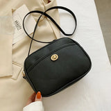 Vintage PU Leather Women's Shoulder Bag Casual Crossbody Lady Diagonal Package