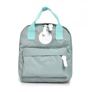 Canvas Backpack School bag Women's Small Backpack for Adolescent Girls