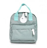 Canvas Backpack School bag Women's Small Backpack for Adolescent Girls